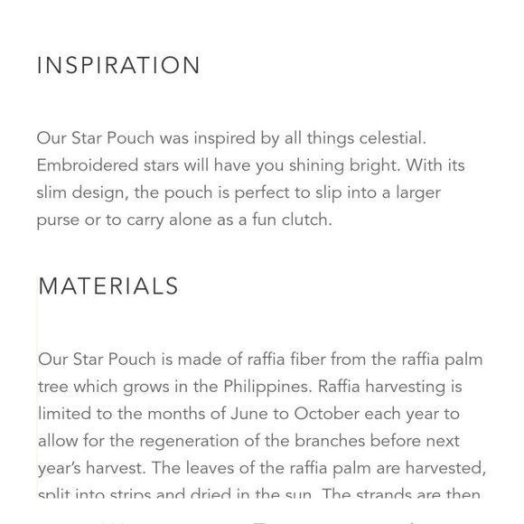Kayu Raffia Star Pouch with Hand Embroidery - Picture 6 of 11